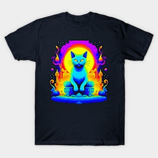 Reigning Cat On Throne T-Shirt